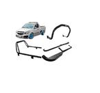 Kit Quebra Mato_estribo_santo Antonio Pick-up Montana Preto Kit Quebra Mato_estribo_santo Antonio Pick-up Montana Preto