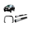 Kit Quebra Mato S/barra estribo Oval Cromado Renault Oroch