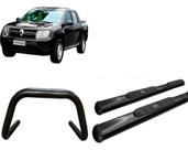 Kit Quebra Mato S/barra estribo Oval Preto Para Oroch Kit Quebra Mato S/barra estribo Oval Preto Para Oroch