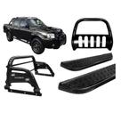 Kit Quebra Mato Santo Antonio H3 Estribo Frontier 2007 Preto