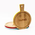 Kit queijos 3 peças tábuas redondas para mesa posta