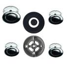 Kit queimador + espalhador cooktop electrolux 5 bocas ke5tp