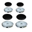 Kit Queimador + Espalhador Fogao Itatiaia Star - 4 Bocas