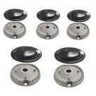 Kit Queimador+espalhador Para CookTop Consul 5 Bocas - 5BPRT Kit Queimador+espalhador Para CookTop Consul 5 Bocas - 5BPRT