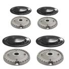 Kit Queimador+espalhador Para Fogão Brastemp BF04VAEUNA - 4B Kit Queimador+espalhador Para Fogão Brastemp BF04VAEUNA - 4B