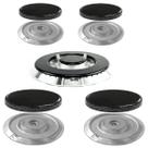 Kit queimador + espalhador para fogão electrolux 76 sqb