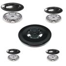 Kit queimador+espalhador para fogão itatiaia vitrum 5 bocas