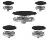 Kit Queimadores Peças Fogão Esmaltec Clarice Jade 5 Bocas