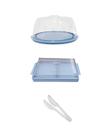 Kit quejeira + porta frios + pegador multiuso