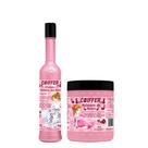 Kit Quimica das Rosas Coiffer shampoo mascara p/ Cabelos Finos e Quebradiços