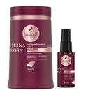 Kit Quina Rosa Haskell Máscara 900g e Reparador Pontas 35ml Kit Quina Rosa Haskell Máscara 900g e Reparador Pontas 35ml
