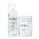 Kit Raavi Loção Higienizante 500ml + Creme Neutro 1kg