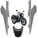 Kit Rabeta Central Lateral Traseira Honda Cg Titan 160 Cinza Embare 2022 2023