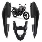 Kit Rabeta Completa Lateral Traseira Preto Fosco Fazer 150 2024 2025