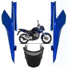 Kit Rabeta Lateral Central Traseira Honda Cg Titan 160 Azul Caraiva 2016 2017 2018 2019 2020 2021