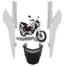 Kit Rabeta Lateral Central Traseira Honda Cg Titan 160 Branco Ross 2022 2023 2024