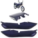 Kit Rabeta Traseira CG 125 Titan 1994 1995 1996 1997 1998 1999 2000 Azul Metálico 3 Peças