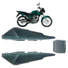 Kit Rabeta Traseira CG 150 Titan 2004 2005 2006 2007 2008 Verde Acabamento Liso 3 Peças