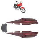 Kit Rabeta Traseira CG 150 Titan Mix 2009 2010 2011 2012 2013 Vermelho Acabamento Liso 3 Peças