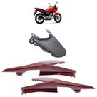 Kit Rabeta Traseira CG 160 Titan 2017 Vermelho 3 Peças Kit Rabeta Traseira CG 160 Titan 2017 Vermelho 3 Peças