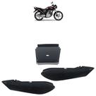Kit Rabeta Traseira EN 125 Yes 2004 2005 2006 Preto 3 Peças