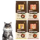 Kit Ração Para Gatos Castrados Quatree Supreme Sabor 2 Frango e Arroz + 2 Salmão Arroz