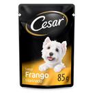 Kit Ração Úmida Cortes Selecionados Frango Marinado ao Molho para Cães Adultos 20 Unidades Cesar Sachê