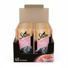 Kit Ração Úmida Sheba Sachê para Gatos Adultos Sabor Salmão ao Molho 40 Unidades Kit Ração Úmida Sheba Sachê para Gatos Adultos Sabor Salmão ao Molho 40 Unidades