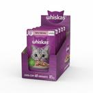 Kit Ração Úmida Whiskas Sachê Salmão ao Molho para Gatos Adultos 40 Unidades Kit Ração Úmida Whiskas Sachê Salmão ao Molho para Gatos Adultos 40 Unidades