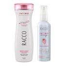 Kit Racco Morango: Sabonete Líquido Íntimo e Spray Refrescante - 2 Produtos Kit Racco Morango: Sabonete Líquido Íntimo e Spray Refrescante - 2 Produtos