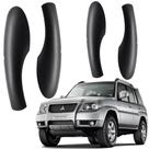 Kit Rack Teto Acabamento Longarina Pajero Sport E Tr4 4peças