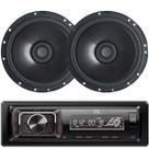 Kit Radio Jbl 150w Mp3 Bluetooth + Alto Falante Bomber 6 Pol