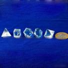 Kit Radionico Cristal Solido de Platao Quartzo Facetado Kit Radionico Cristal Solido de Platao Quartzo Facetado