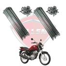 Kit Raio Inox 2 Jogo Cg 125 150 160 Fan Start Titan Completo Não Enferruja Qualidade Allen Durabilidade
