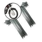 Kit Raio Inox Cg125 Cg150 Cg160 Fan Titan Cargo Ks Es - Prateado