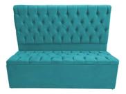 Kit Raissa Cabeceira De Cama Box e Calçadeira Baú Casal Queen 160 Cm Suede Azul Turquesa Lupesa Móveis Ltda Kit Raissa Cabeceira De Cama Box e Calçadeira Baú Casal Queen 160 Cm Suede Azul Turquesa Lupesa Móveis Ltda
