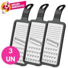 Kit Ralador 1 face 3 Cortes 31cm Em Inox Fatiador Ralador De Queijo Legume Verdura