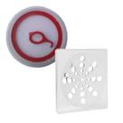 Kit Ralo Grelha Protetor Anti Insetos + Ralo Tampa Grelha Quadrada 10x10