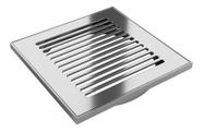 Kit Ralo Tampa Inox 304 + Base 10x10 Cm Oblong Polido