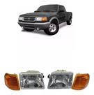 Kit Ranger Par De Farol + Par De Pisca Ambar 93 94 95 96 97