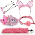 Kit Raposa Misteriosa com 5 Peças Rosa