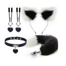 Kit Raposa Tiara Gargantilha Sexy Import