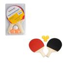 Kit Raquete Ping Pong Tênis De Mesa Com 3 Bolinhas Original