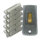 Kit Raspador Ratinho Metal Limpeza Insulfilm 10 Laminas