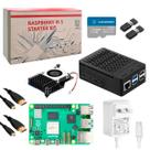 Kit Raspberry Pi5 8gb 64bit 5.0v Case Cooler CartãoSD 128GB Pi5 Uniker