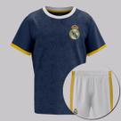 Kit Real Madrid Infantil Marinho e Branca