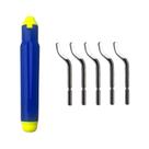 Kit Rebarbador Manual Rasquete Com 5 Lâminas Alta Qualidade