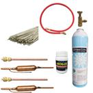 Kit Recarga R134a Geladeira/freezers ,filtro, Schraeder