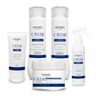 Kit Reconstrução Caviar Hidrabell Restauração Capilar Total Para Cabelos Danificados