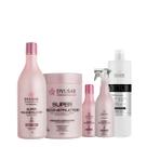kit Reconstrução Super com Shampoo Desintoxicante Detox 1L